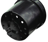 Round Black 3L Pot