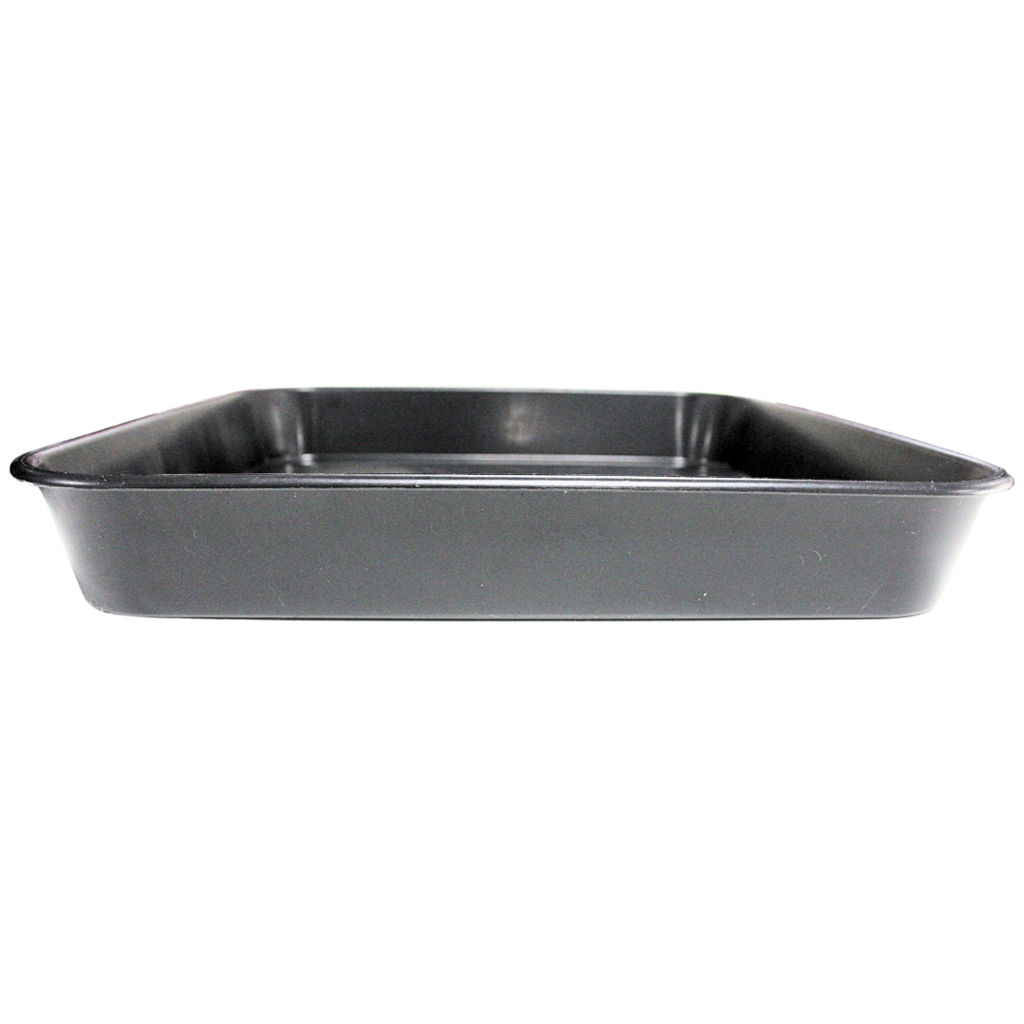 PotKing Square Saucer 34cm² - Black