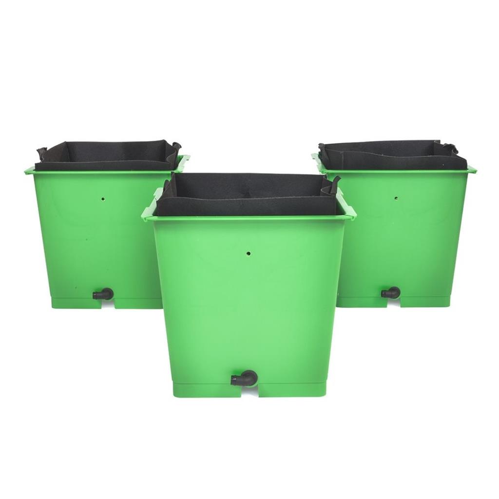 GREEN MAN Flood & Drain Kit 3 Pot Package