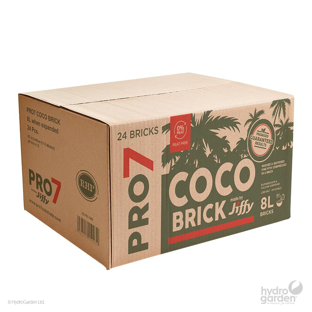Jiffy PRO7 COCO BRICK 8L - Box of 24