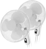 16" (400mm) Wall Fan Twin Pack
