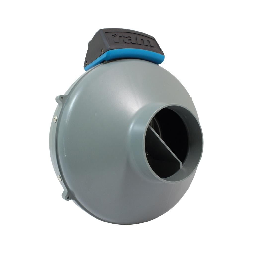 RAM Inline Duct Fan - 100mm with UK Lead