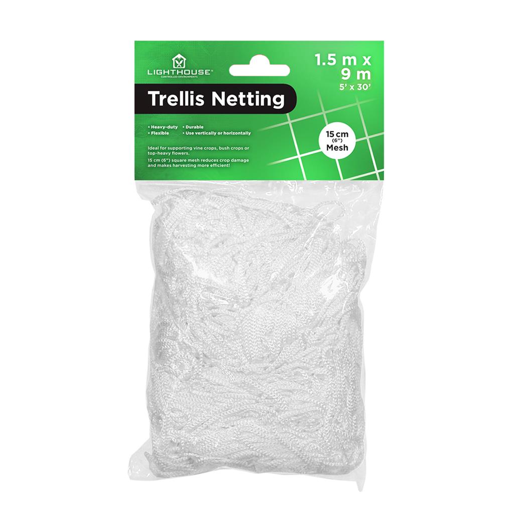 1.5m x 9m (5' x 30') Trellis Netting - 15cm Mesh