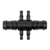 13mm - 4 x 4mm Cross Connector - Pack of 25