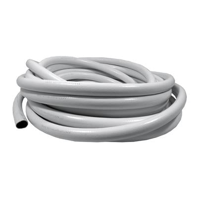 25mm White PVC Reinforced Hose - 25m