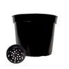 Round Black 5L Pot