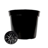 Round Black 5L Pot
