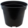 Round Black 25L Pot