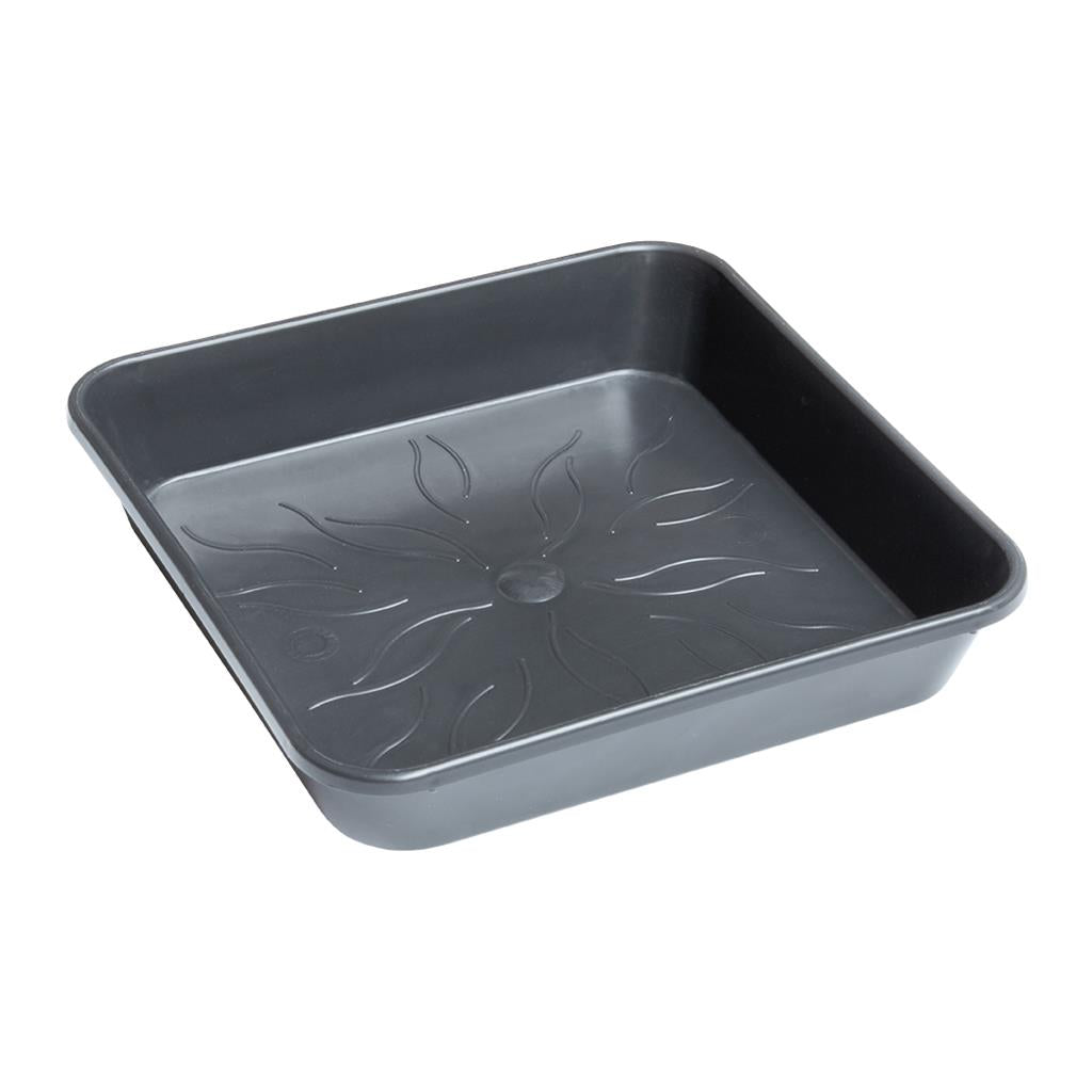 PotKing Square Saucer 17cm² - Black