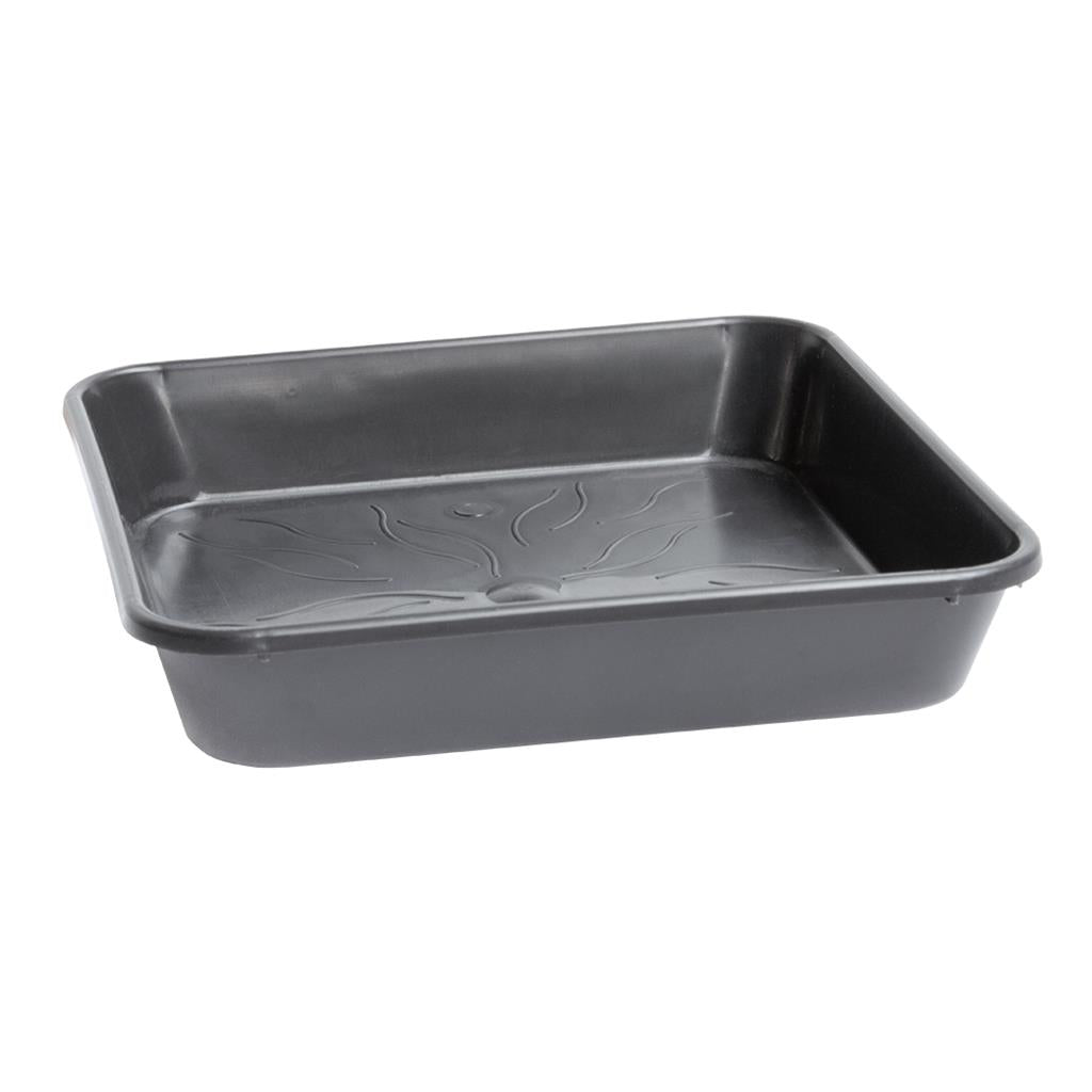 PotKing Square Saucer 17cm² - Black