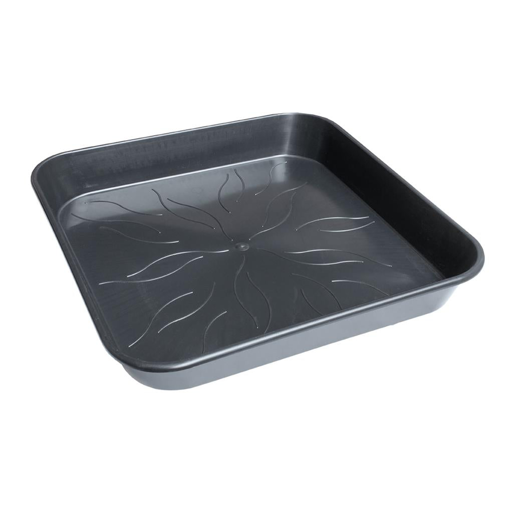 PotKing Square Saucer 29cm² - Black