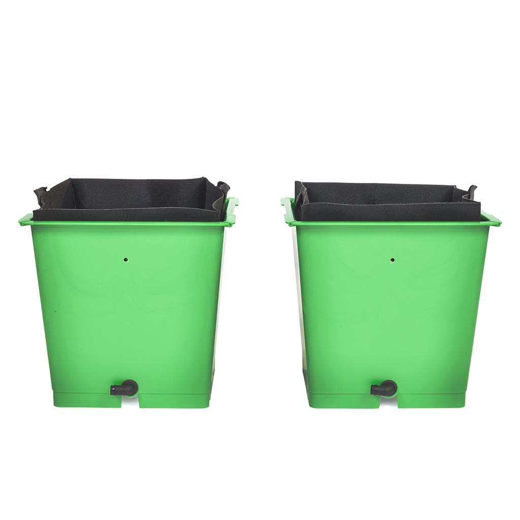 GREEN MAN Flood & Drain Kit 2 Pot Package