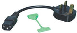 LUMii IEC to UK Mains Plug Converter Lead