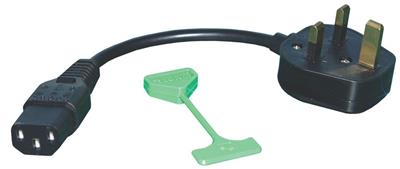 LUMii IEC to UK Mains Plug Converter Lead
