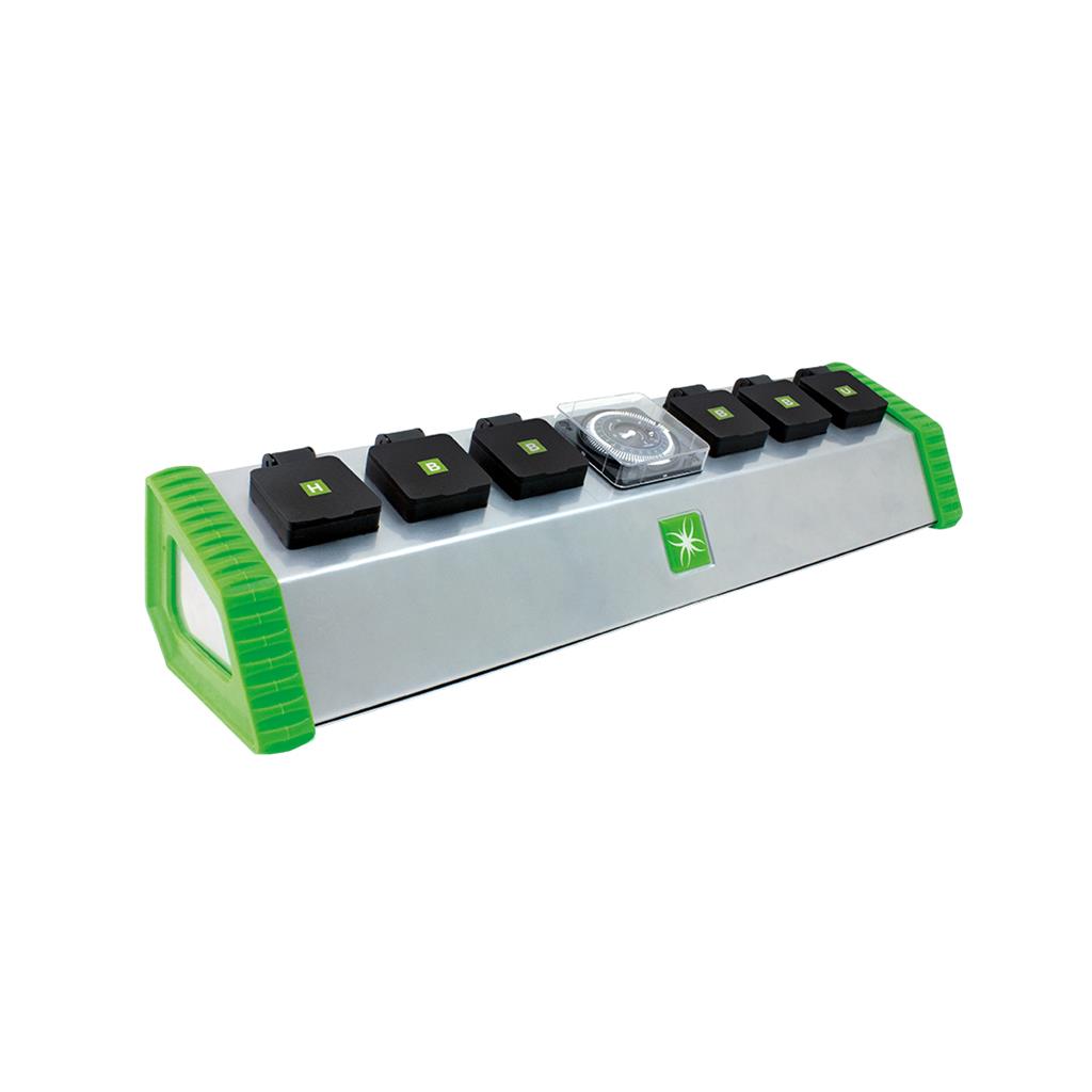 LUMii 4+2 Socket Enviro Contactor Timer - 26 Amp