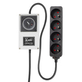 LUMii BLACK 4-Way French (CEE 7/5) Contactor Timer