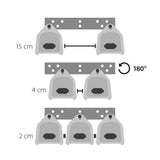 LUMii BRIGHT 300mm Brackets - Pack of 2