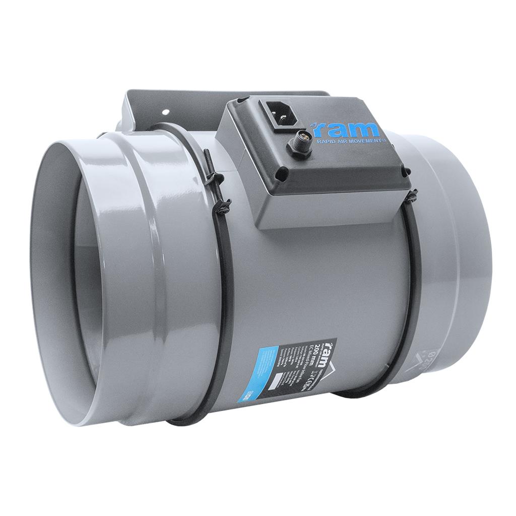 RAM EC Mixed-Flow Inline Fan 250mm - 1652m³/hr