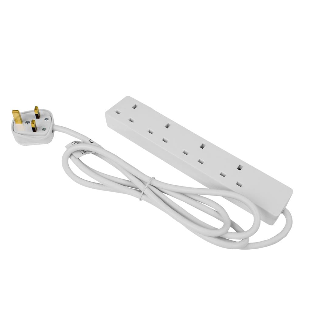 4 Gang Power Extension Lead - 2m