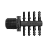 Netafim 4mm x 8-way Manifold to 1/2" BSPM