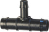 19mm/13mm Barb Reducer Tee - Pack of 25