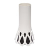 Plastia Vase Roseta 1.3L with Load - Ivory