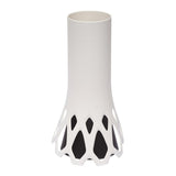 Plastia Vase Roseta 1.3L with Load - Ivory